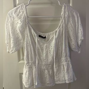 Abercrombie eyelet blouse